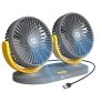 Portronics Twin Cool Dual Head Portable USB Powered Fan
