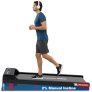 PowerMax Fitness Walkpad-2 Under-Desk Treadmill for Home Use