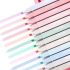 Cubic Transparent 5-Color Plastic Flag Sticky Notes | Pack of 5