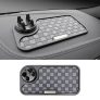 SARTE Car Dashboard Mat Anti-Slip Rubber Pad with Phone Holder