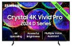 Samsung 43 inches D Series Crystal 4K Vivid Pro Ultra HD Smart LED TV