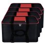 Storite 4 Pack Moisture Proof Nylon Underbed Storage Bag For Clothes Large