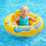 Toy Imagine 26.5″(67 cm) Inflatable Baby Swim Ring with Small Inner Ring Safe