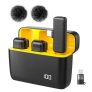 UTECTION by VOOK Wireless Mic with Noise Cancellation – Clip-On Collar Mic for iPhone & Android
