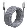 Wayona Type C to Type C 10Ft/3M Long 65W Fast Charging Braided USB C to C Cable