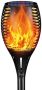 XERGY ABS Solar Lights Waterproof Dancing Fire Mashaal Flame Torch Lights